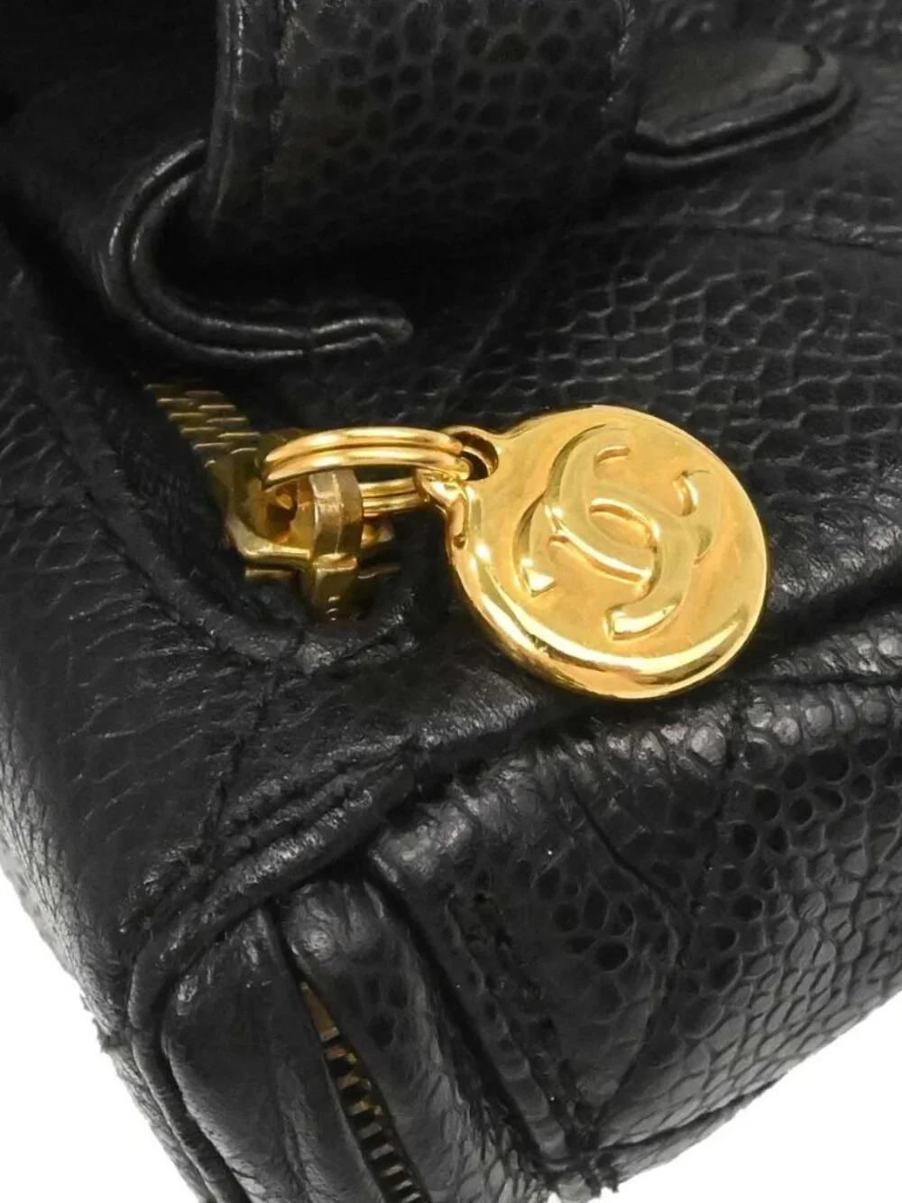 Chanel Black Calfskin Waist Bum Bag #80/32 168605